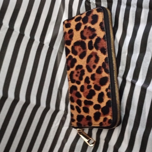 Genuine Calf Hair Cheetah Print Brown Tan Perfect Condition! - Picture 3 of 9